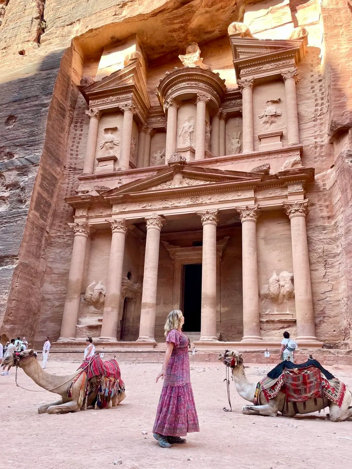 Julie Hartigan in Petra