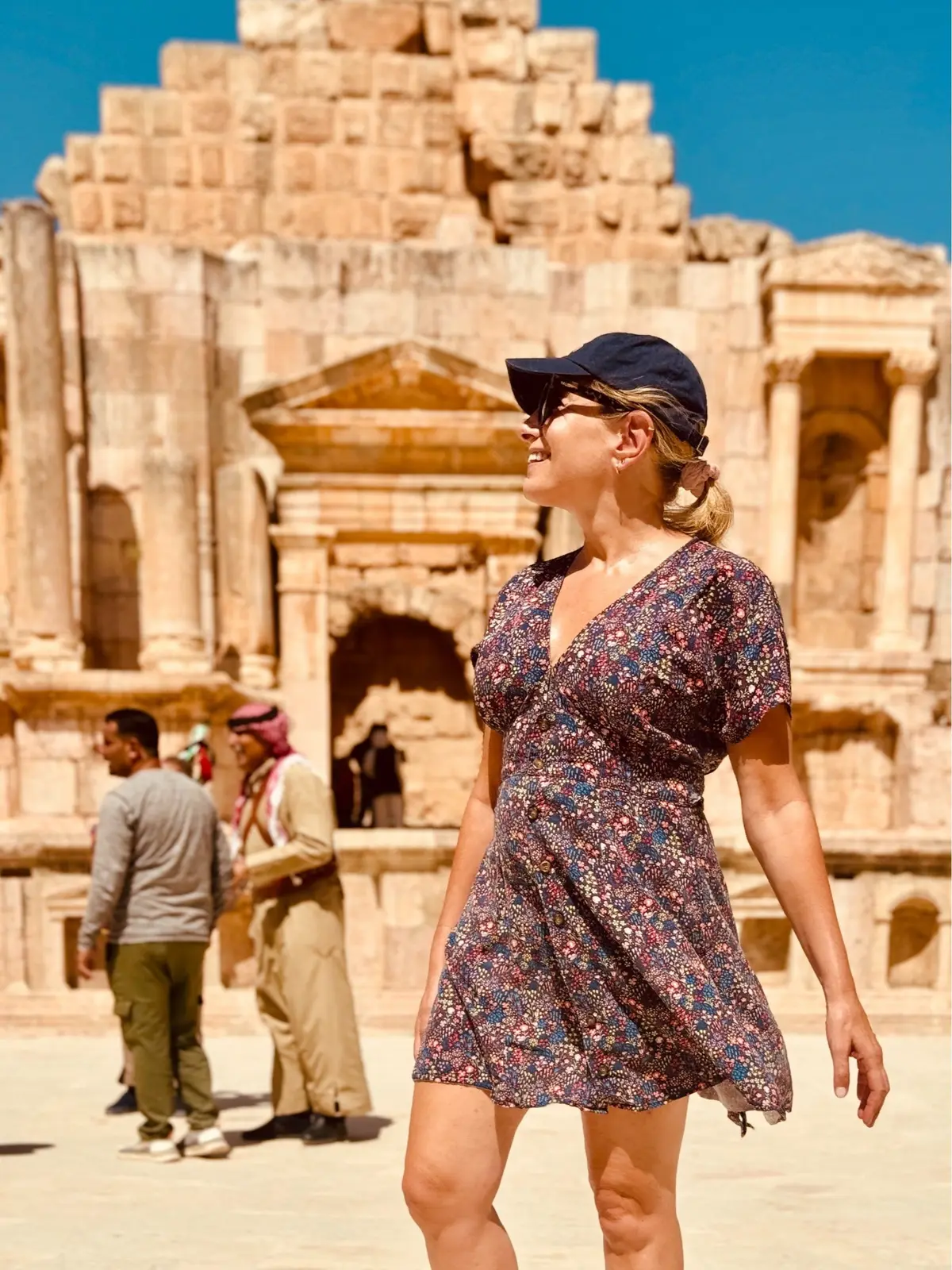 Julie Hartigan in Petra