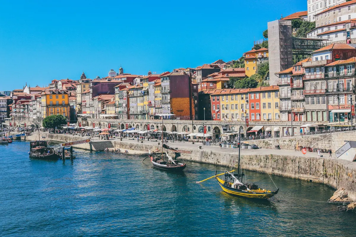 Porto's riverfront along the Douro